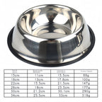 Classic Stainless Steel Dog Bowl – Durable & Rust-Resistant Feeder