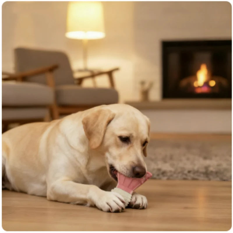 Badminton Shape Bite-Resistant Interactive Dog Toy