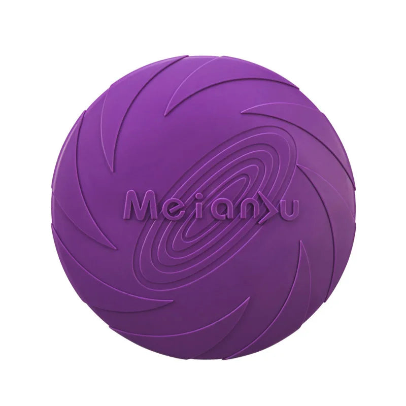 Silicone Dog Flying Disc Toy – Durable Soft Frisbee for Interactive Pet Play
