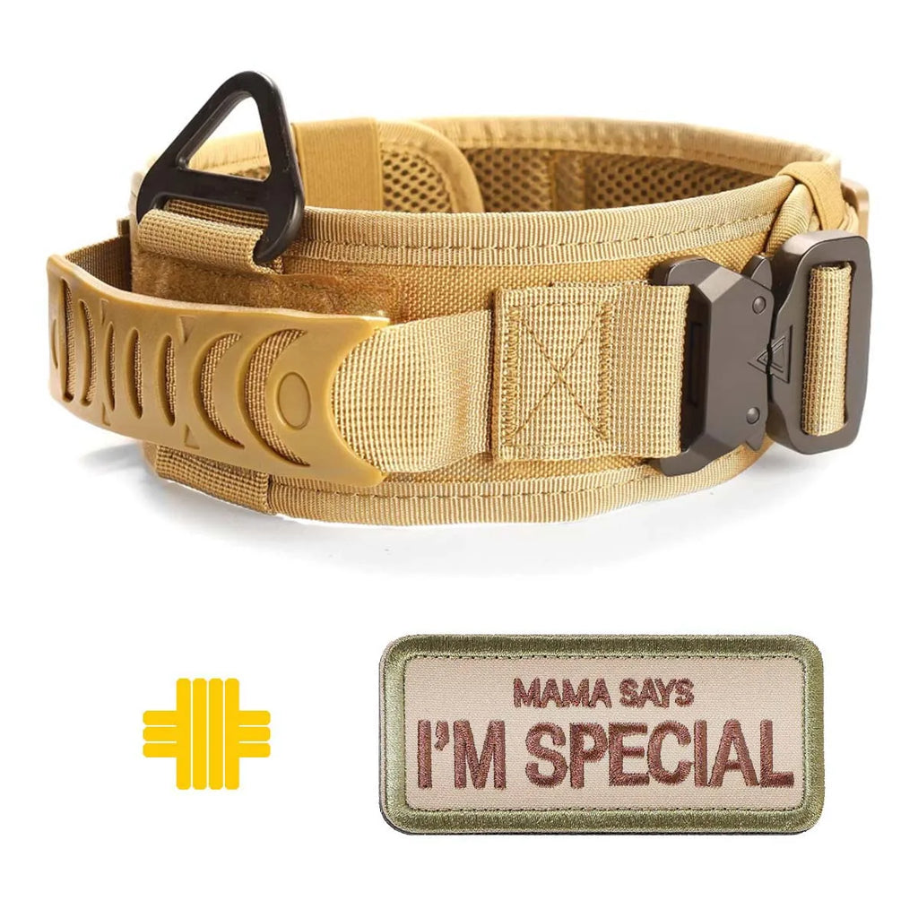 Tactical Dog Collar – Adjustable Heavy Duty Reflective Collar