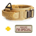 Tactical Dog Collar – Adjustable Heavy Duty Reflective Collar