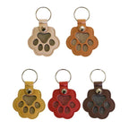 Leather Dog Memorial Keychain – Fur Keepsake Locket Gift