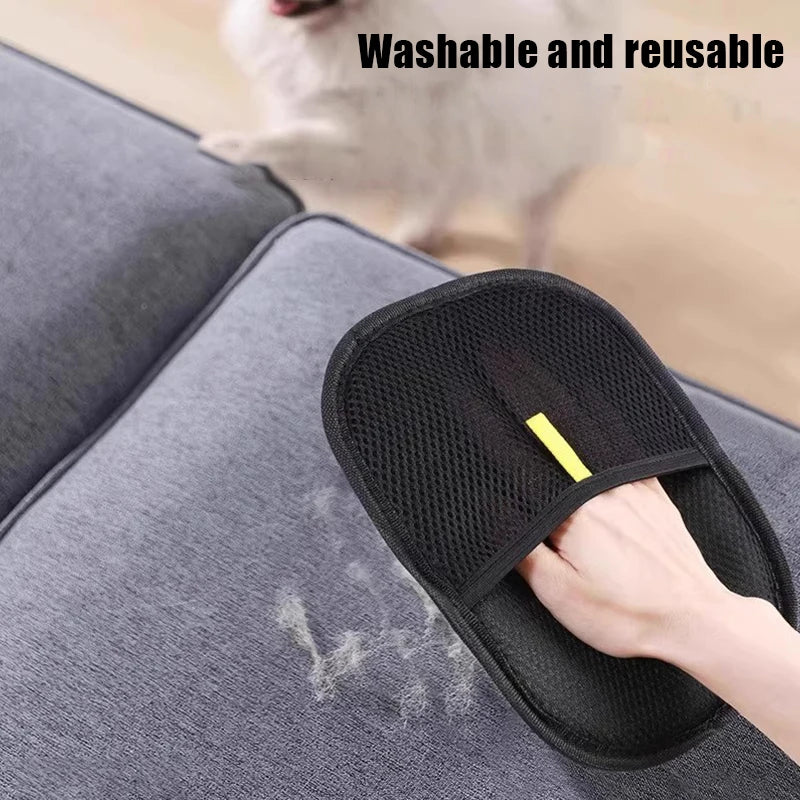 Pet Hair Removal Gloves – Static Electricity Fur Remover