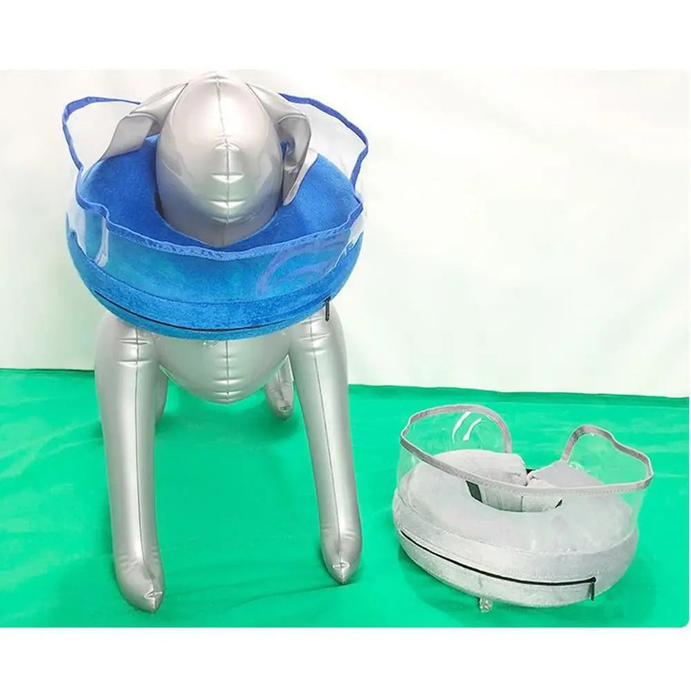 Dog Recovery Collar – Inflatable Cone with Shield