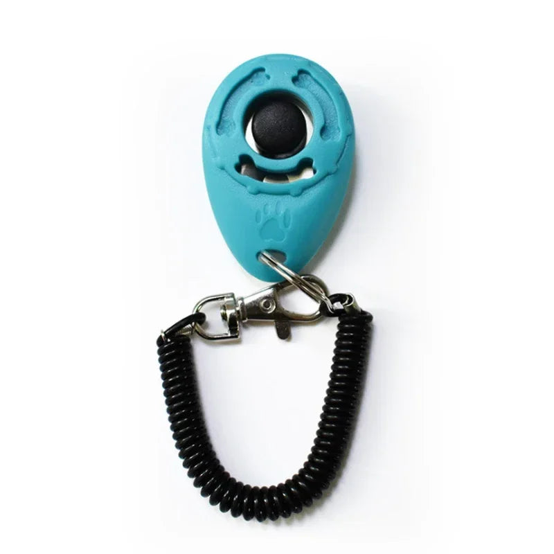 2-in-1 Dog Training Clicker & Whistle – Pet Behavior Training Tool with Keyring