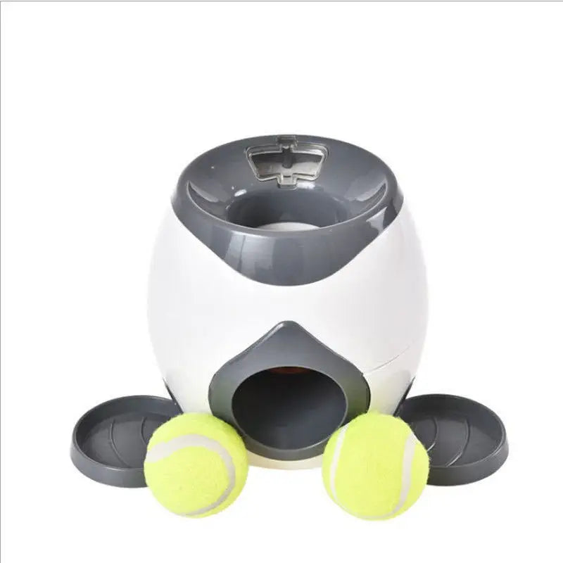 Dog Tennis Ball Treat Dispenser – Interactive Food Reward Toy