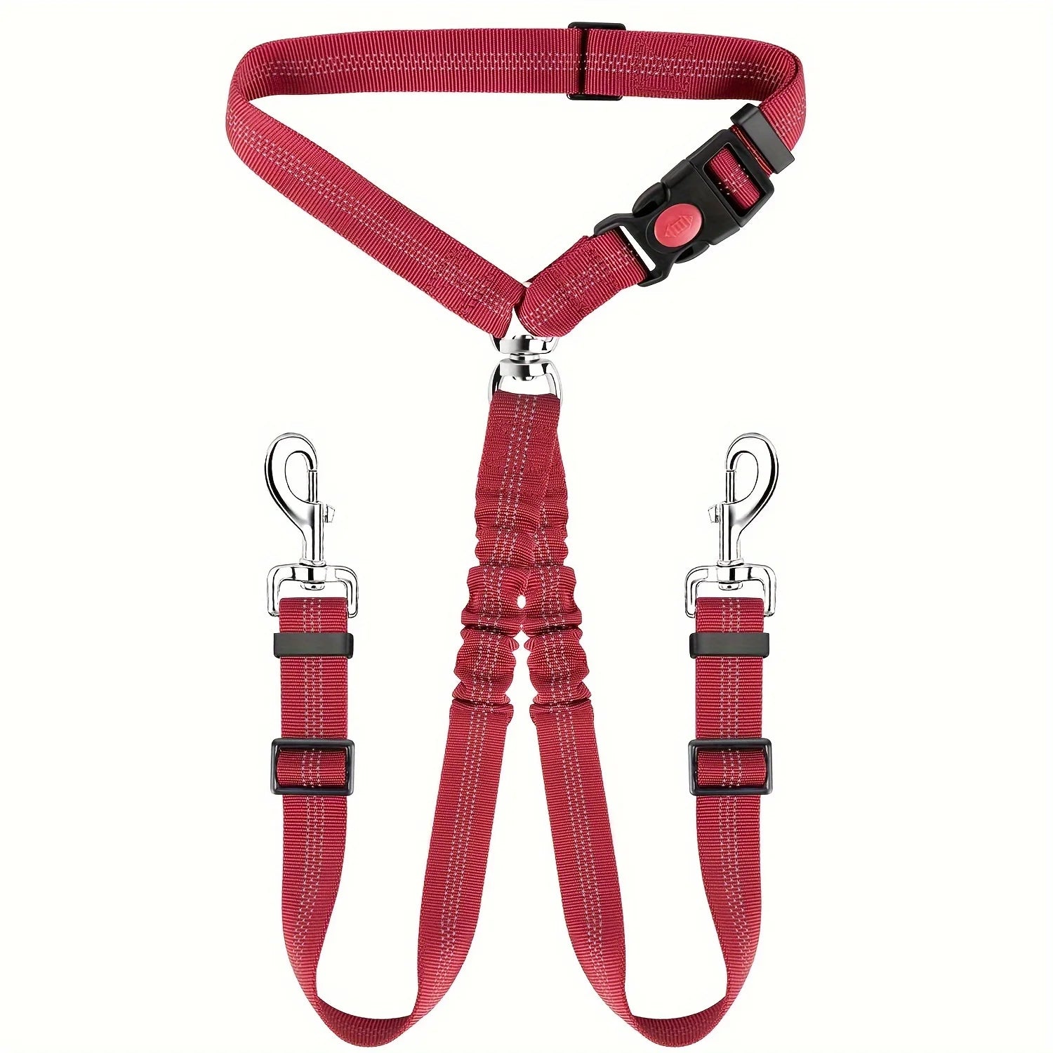 Dog Seat Belt – Dual Headrest Safety Leash