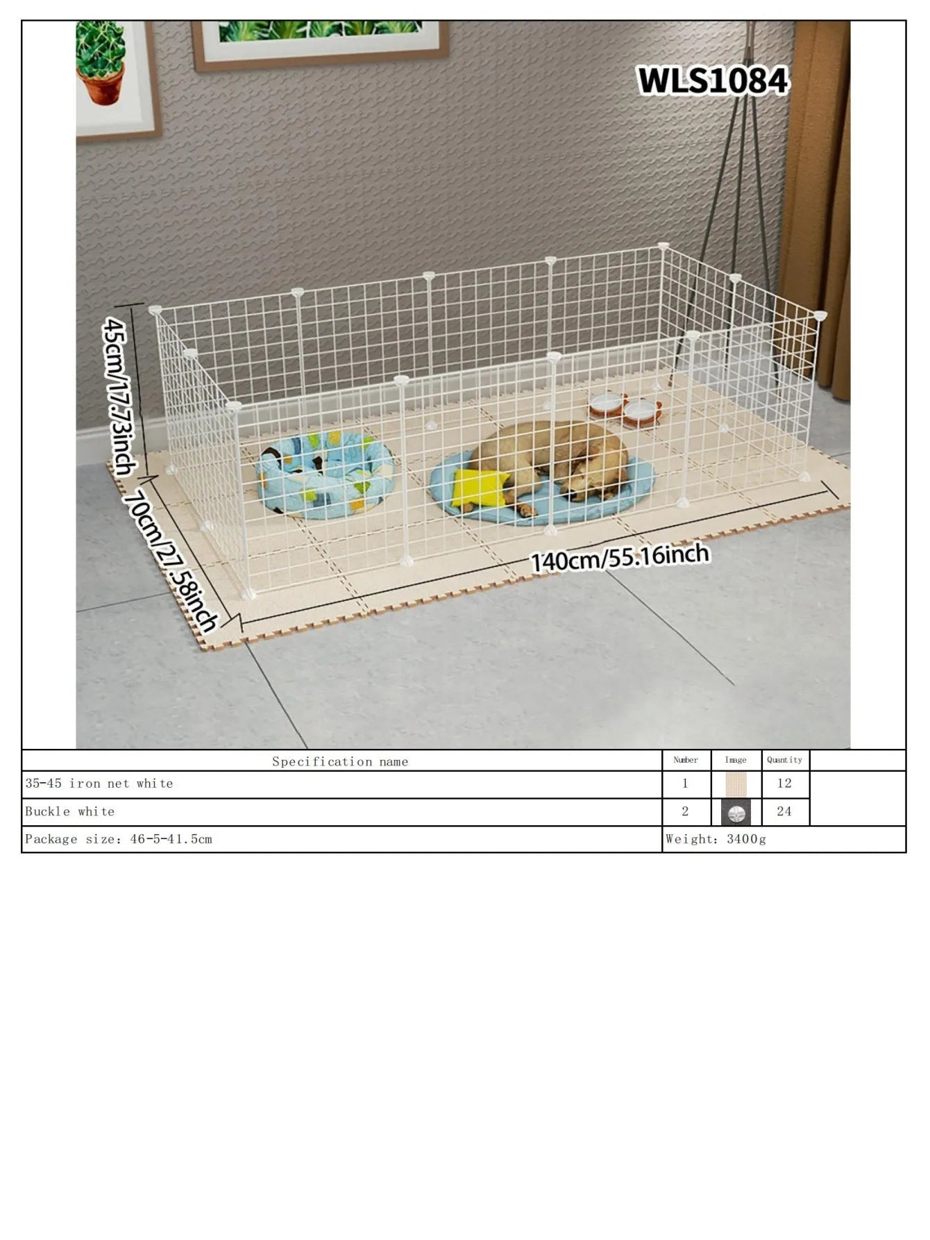 Indoor Dog Playpen – Small Dog Fence