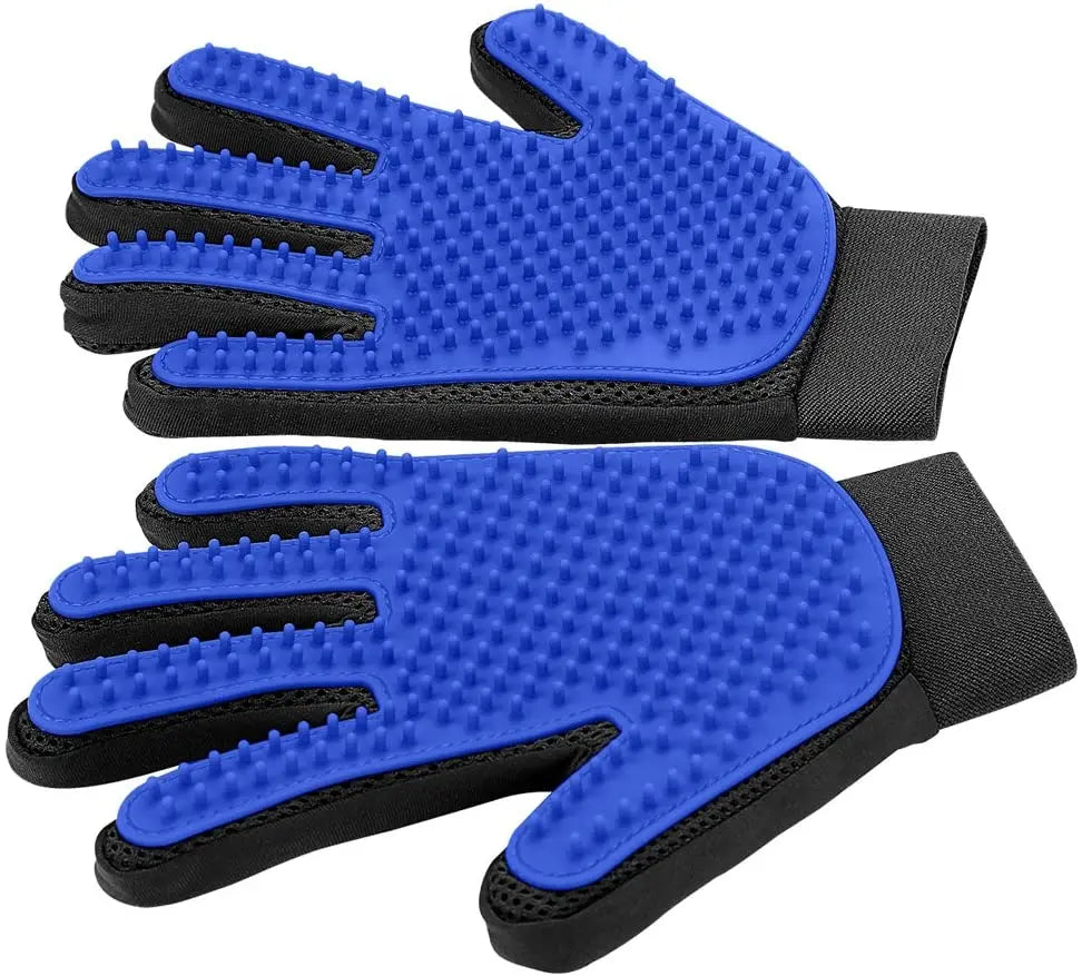 Pet Grooming Glove Hair Removal Mitt For Dogs Gentle Easy Pet Hair Upkeep