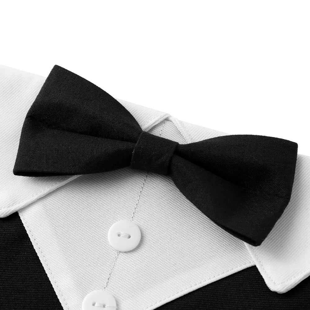 Sucado Bow Tie Dog Collar – Adjustable Tuxedo Bandana
