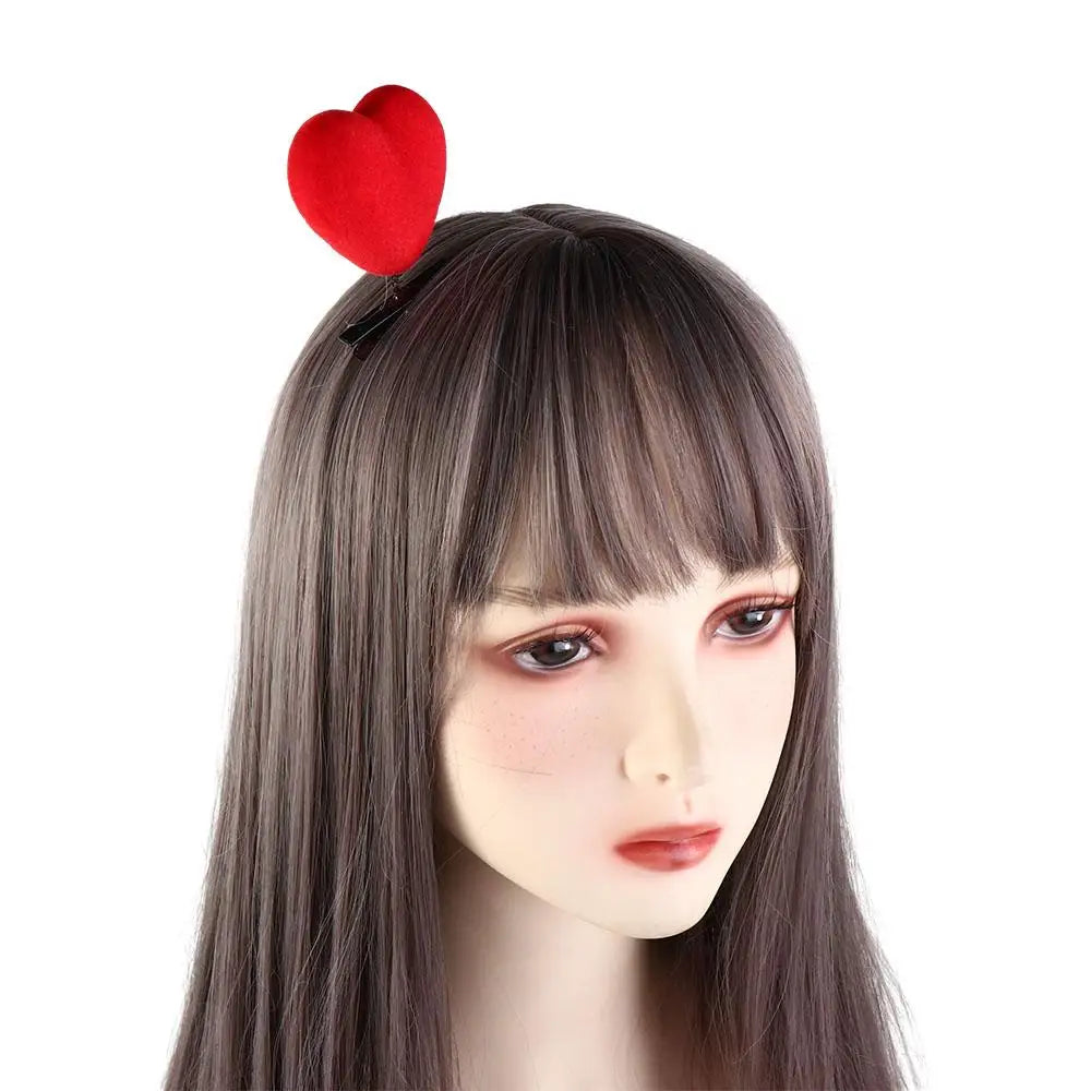 Duck Plush Hair Clip for Kids – 4cm Alloy Barrette Yellow & Red