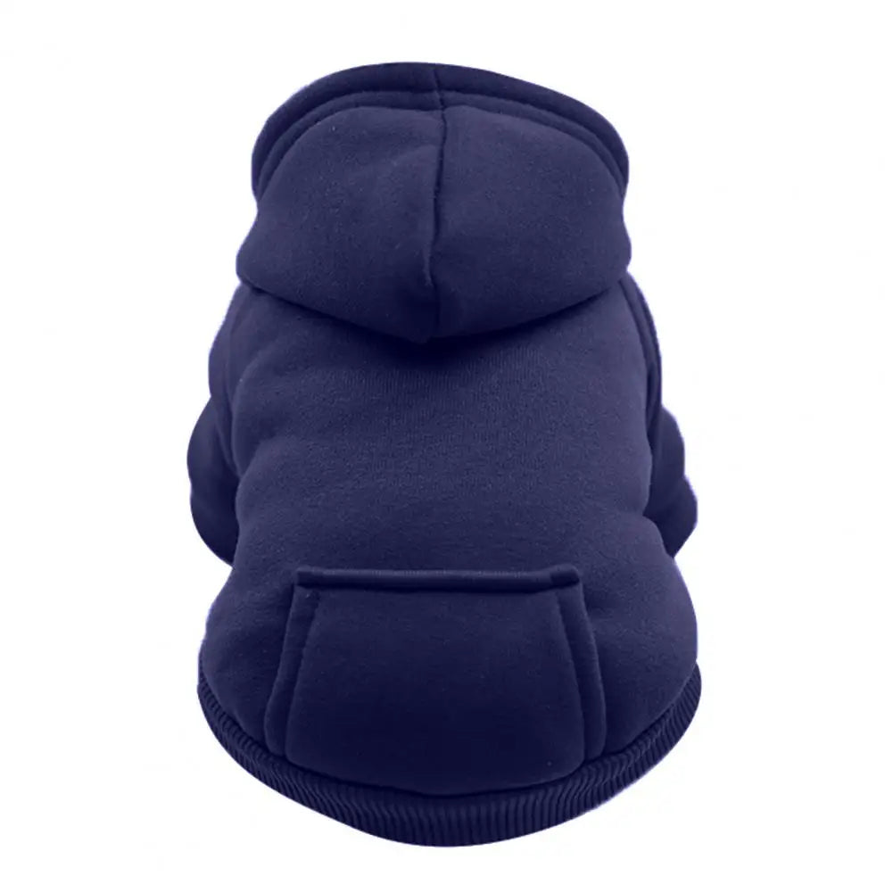 Dog Hoodie Sweatshirt Autumn Winter – One Size Pocket Warm Pullover