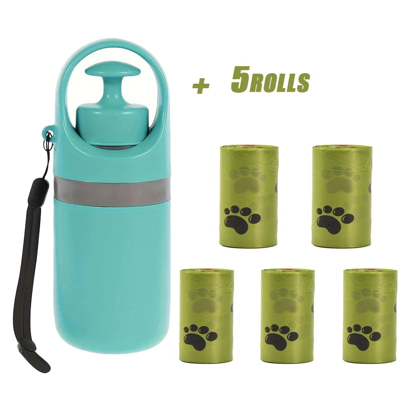 Portable Dog Pooper Scooper – No-Touch Handheld Waste Picker with Built-In Garbage Bags