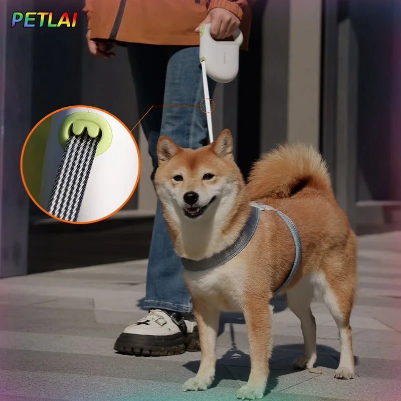 Retractable Dog Leash – 5M Reflective Control Lead