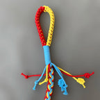 Dog Leash – Handwoven Anti-Slip Rainbow