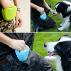 Silicone Dog Treat Training Pouch – Portable Magnetic Closure Waist Bag