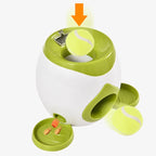 Dog Tennis Ball Treat Dispenser – Interactive Food Reward Toy