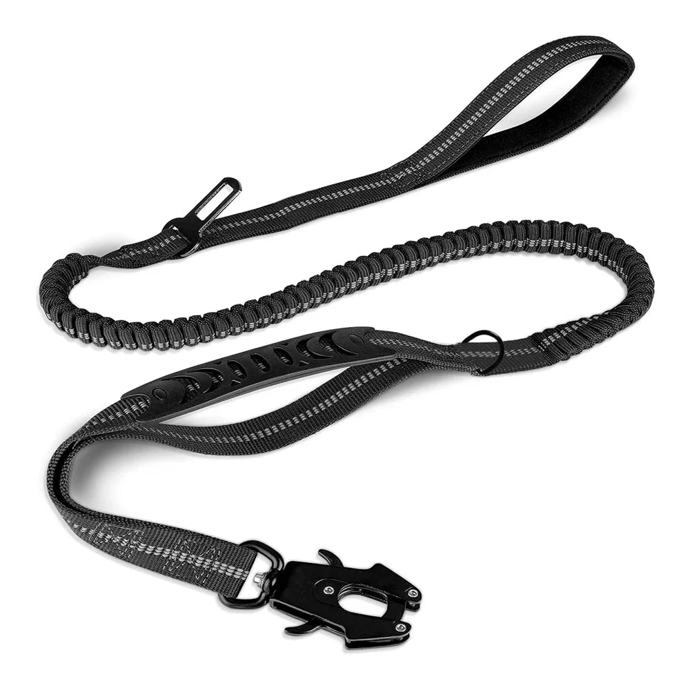 Dog Tactical Leash – Bungee Shock Control