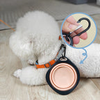 Collapsible Silicone Dog Travel Bowl – Portable Outdoor Feeding Dish