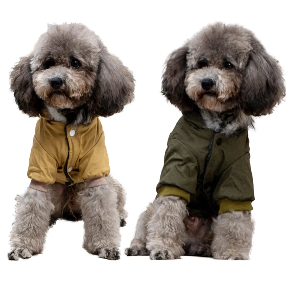 Winter Dog Coat Hoodie – Warm Windproof Pet Jacket