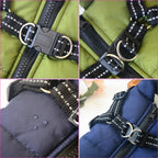 Large Dog Jacket with Built-In Harness – Waterproof Winter Coat