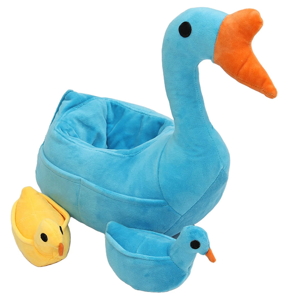 Goose Plush Dog Toy – Interactive Snuffle Puzzle