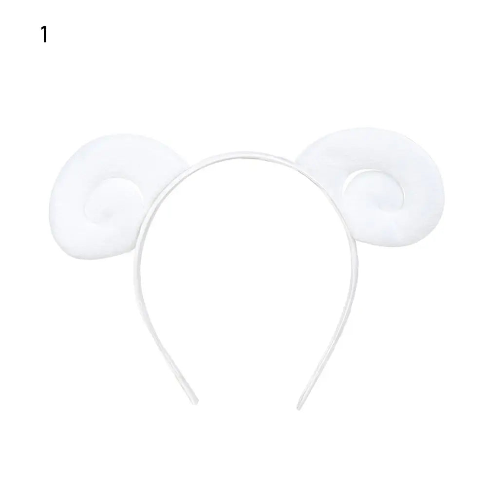 Plush Animal Ears Headband – Cosplay & Party Accessory