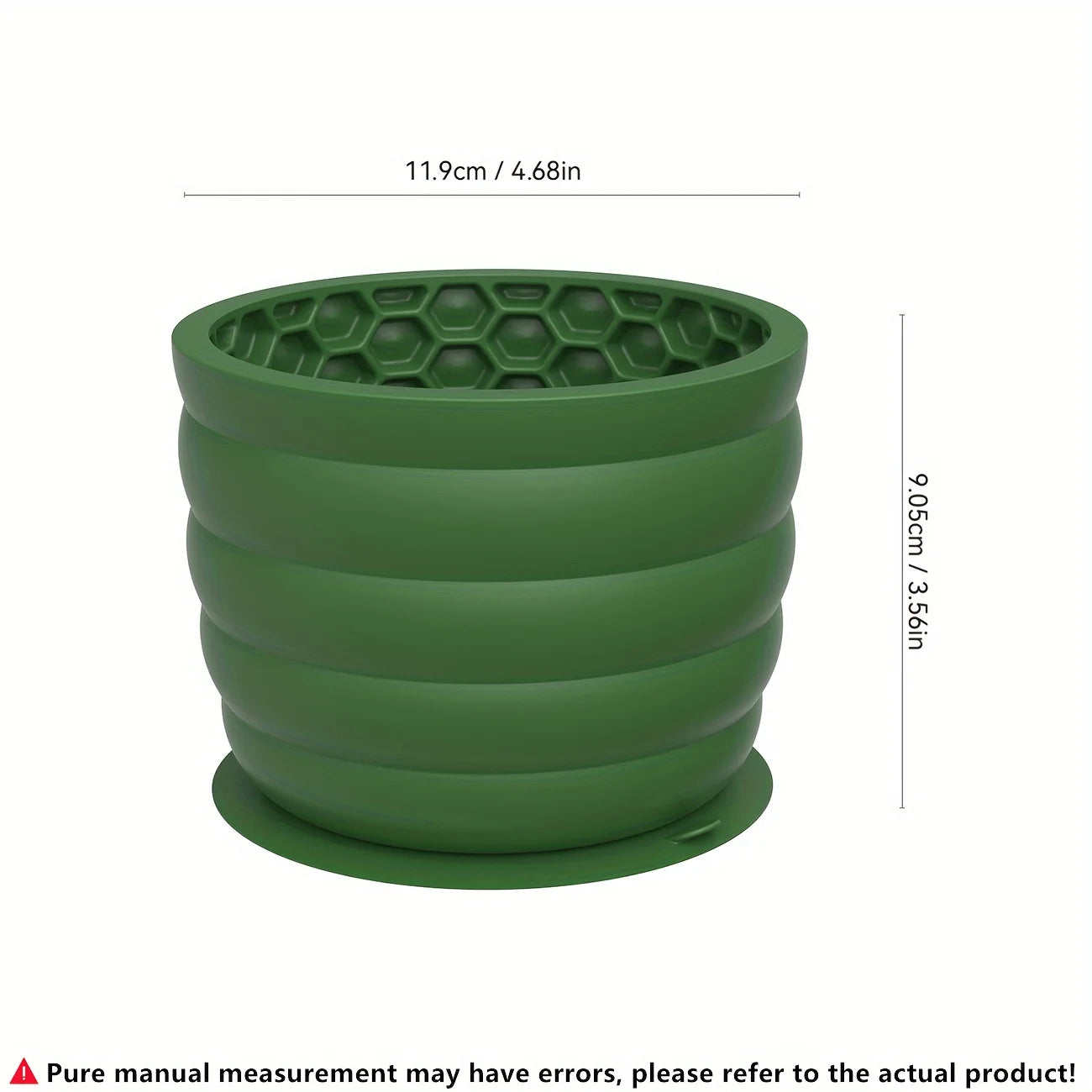 Silicone Slow Feeder Dog Bowl with Suction Cup – Non-Slip Healthy Eating Dish