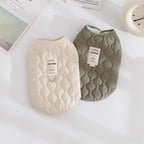 Cotton Dog Winter Vest with D-Ring – Cozy Coat for Small & Medium Dogs