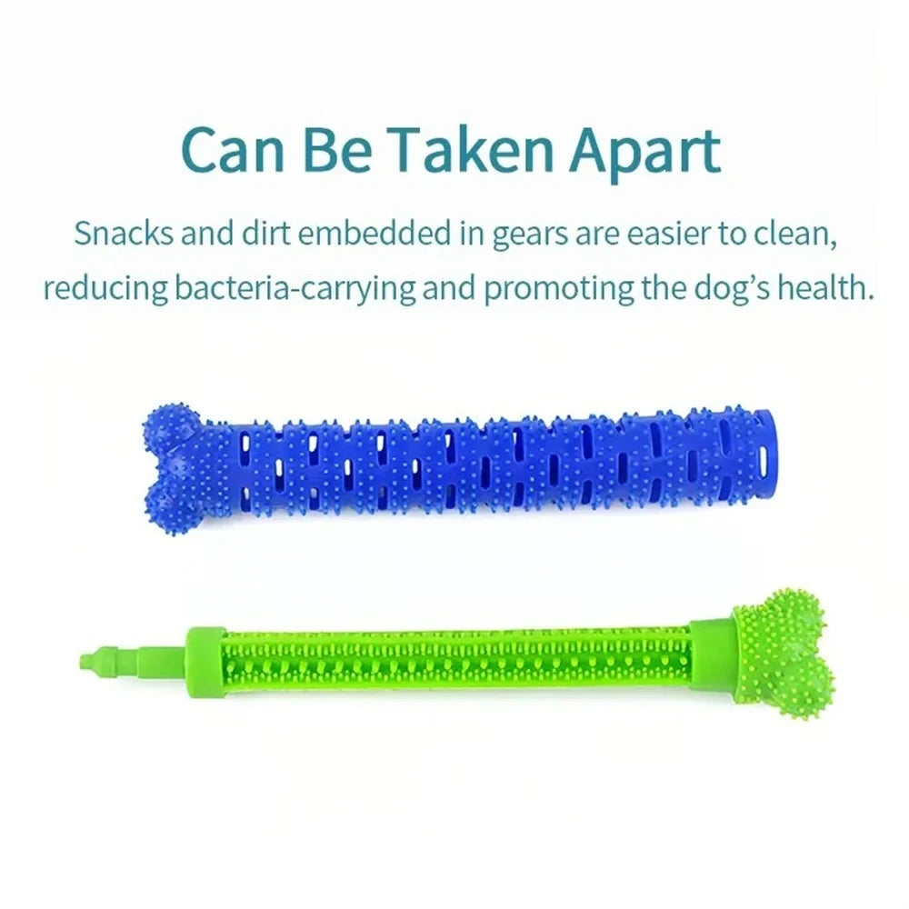 Food Grade Rubber Dog Toothbrush Chew Toy
