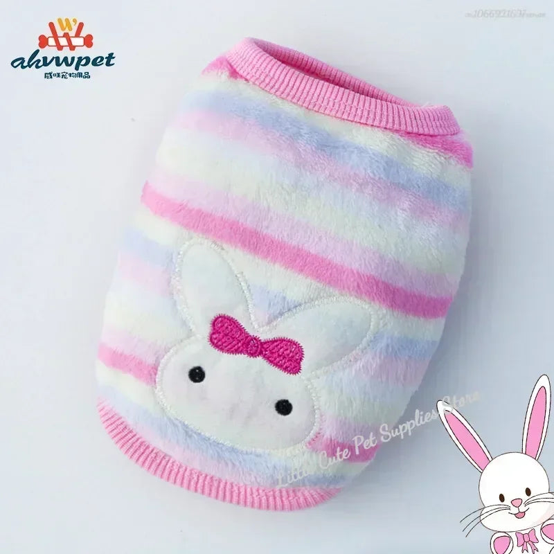 Moonbiffy Winter Dog Jacket – Flannel Puffer for Small Dogs