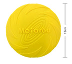 Silicone Flying Disc - Bite-Resistant Dog Training Toy for Fetch & Outdoor Play