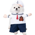Nonecn Halloween Dog Costume Set with Wig Hat & Dagger Prop
