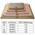 3D Foam Orthopedic Dog Bed – Waterproof Washable Faux Fur Cover