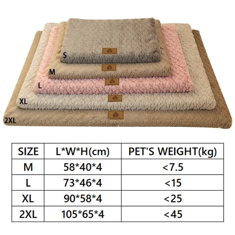 3D Foam Orthopedic Dog Bed – Waterproof Washable Faux Fur Cover