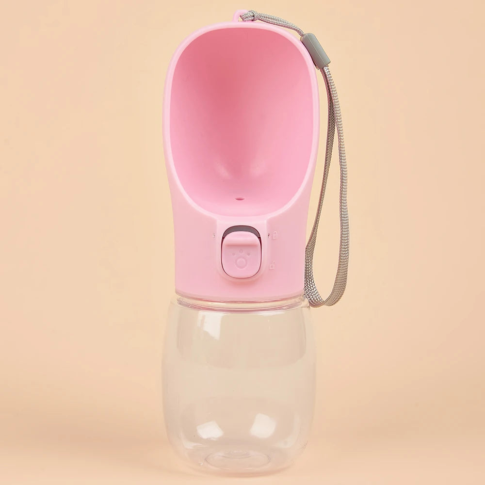 Portable Dog Water Bottle & Travel Bowl – Leak-Proof Dispenser