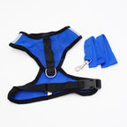 Small Dog Harness & Leash Set – Breathable Mesh Vest