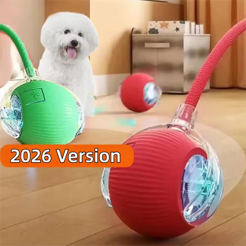 Automatic Rolling Dog Ball – Rechargeable Smart Interactive Toy
