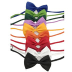 Nylon Bow Tie Dog Collar – Adjustable Stylish Accessory