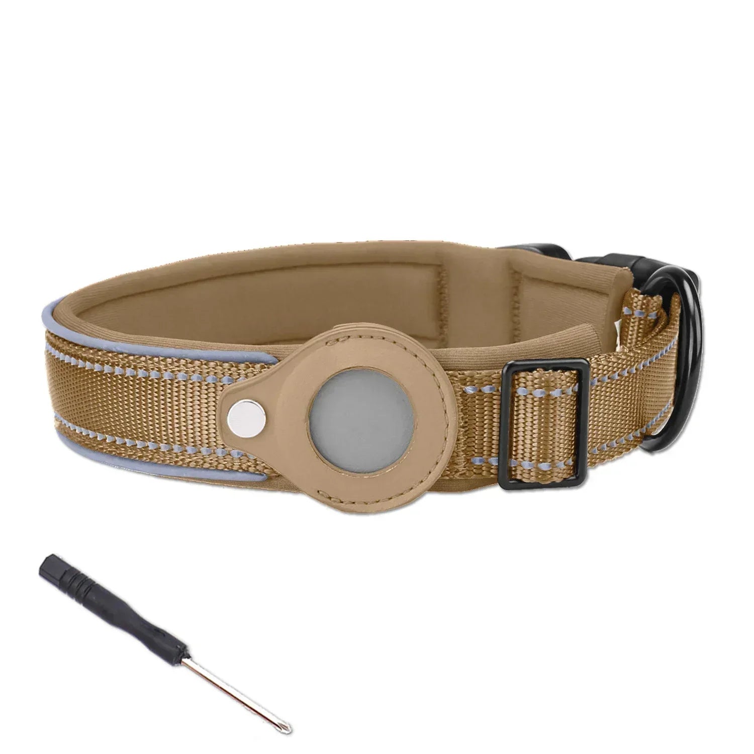 Dog Airtag Collar – Reflective Anti-Lost Tracker Collar