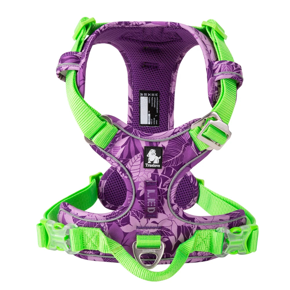 Truelove Reflective Nylon Dog Harness – Padded Quick Release