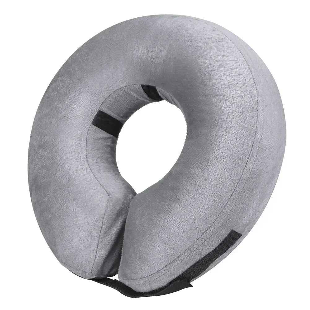 Inflatable Dog Recovery Collar – Soft Protective Cone Blue S- L