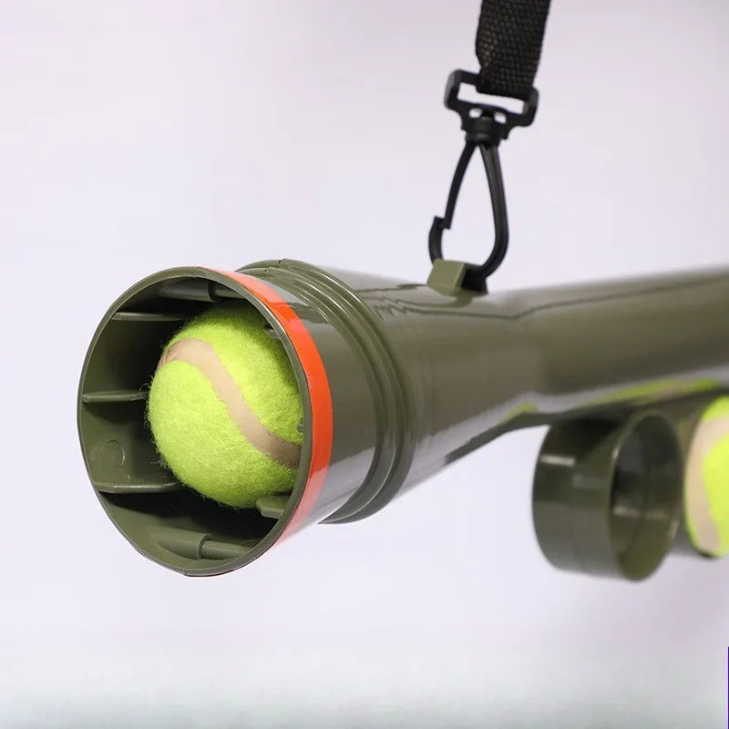 Interactive Dog Ball Launcher Toy – Outdoor Tennis Ball Thrower