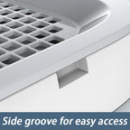 Large Dog Potty Tray with Wall – Anti-Splash Toilet
