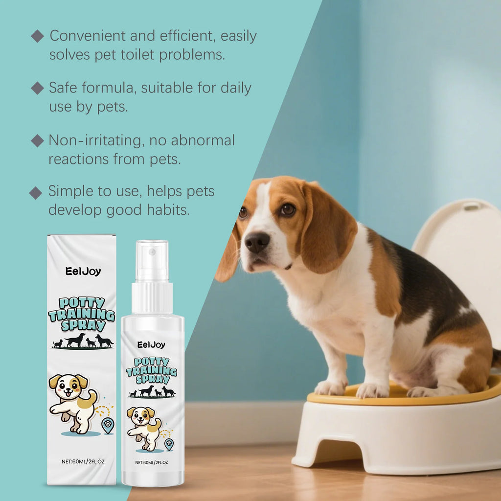 Dog Potty Training Spray & Attractant – Natural Puppy Housebreaking Aid