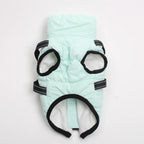 Winter Dog Coat Hoodie with Zipper Harness – Fleece Lined