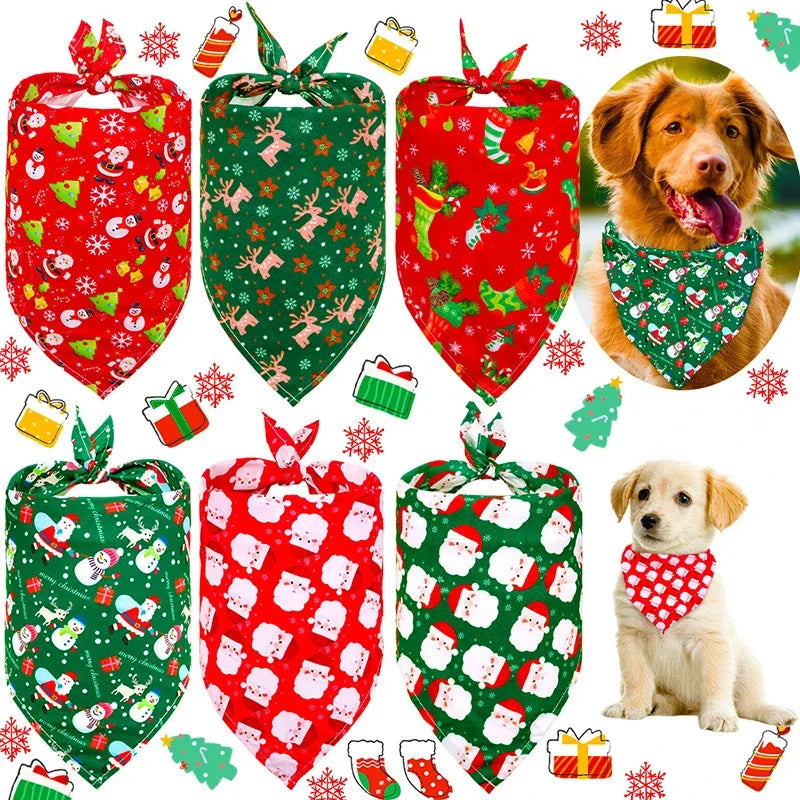 PetCare Dog Bandana – Cotton Multicolor Neckerchief, 1pc