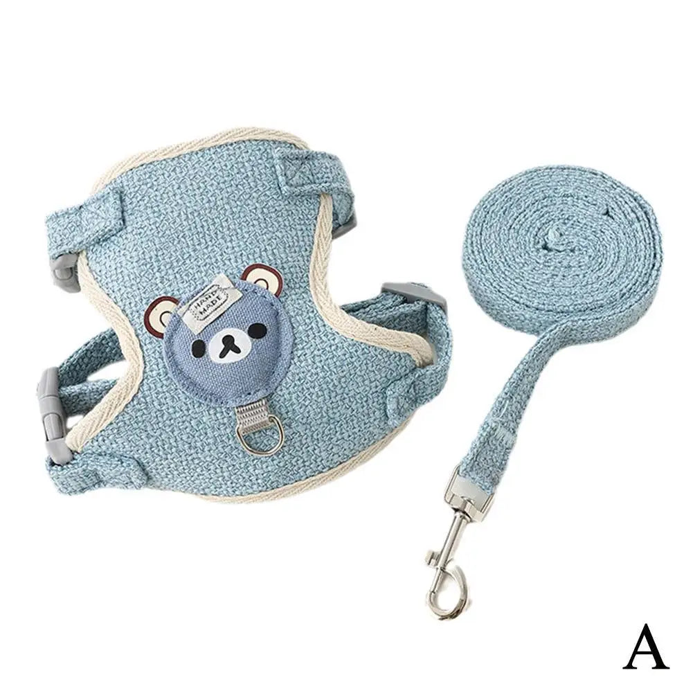 Breathable Dog Harness Vest with Leash – Undershirt Style