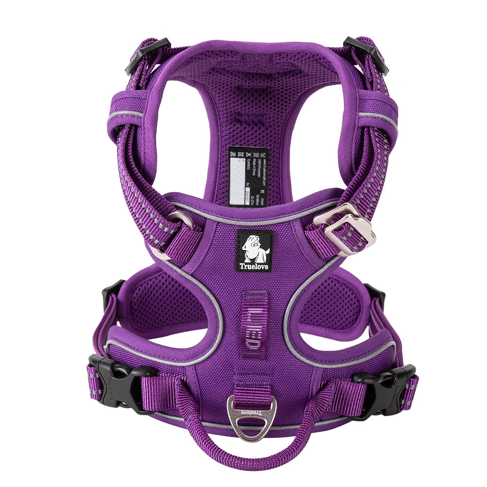 Truelove Reflective Nylon Dog Harness – Padded Quick Release