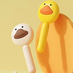 Duck Design Self-Cleaning Dog Brush – Gentle Detangling & Massage Comb